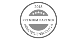 graues Logo Premium Partner 2018 Immobilienscout24